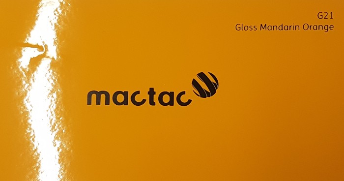 Mactac G21 Gloss Mandarin Orange