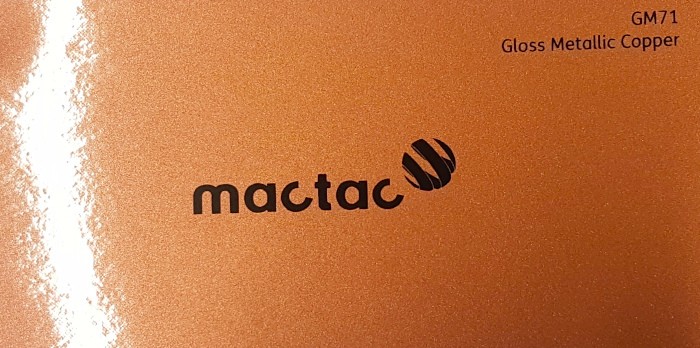 Mactac GM71 Gloss Metallic Copper