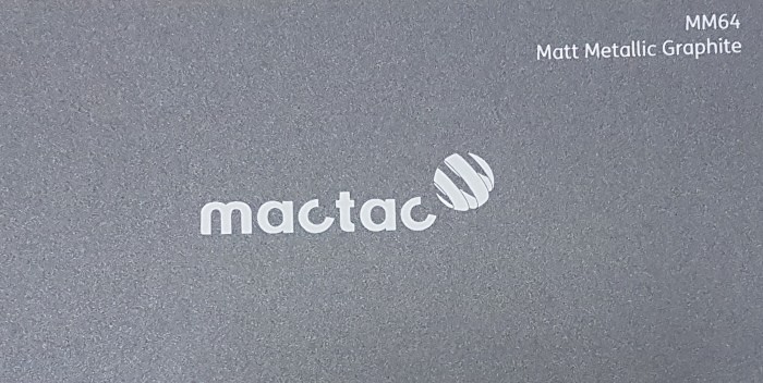 Mactac MM64 Matt Metallic Graphite
