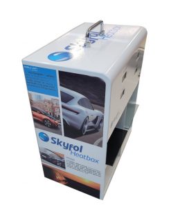 Infrapunatestilaite auringonsuojakalvoille